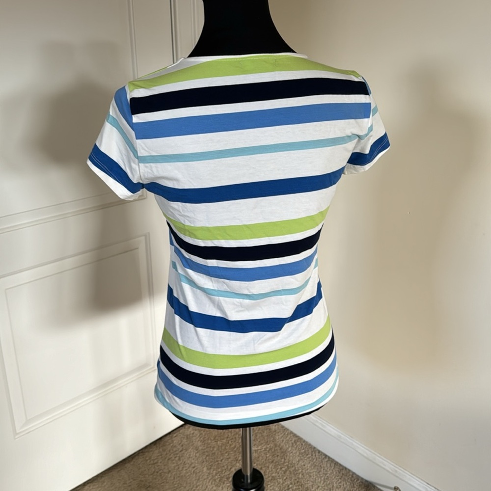 Scoop Neck Stripe Top - Picture 3 of 5